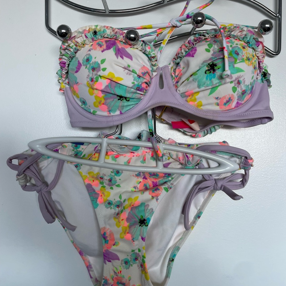 Victoria’s Secret Push-up Bathing Suit, worn once!